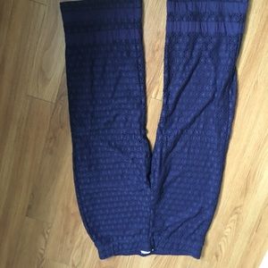 Last day! Isaac Mizrahi Blue Lace Flare Pants